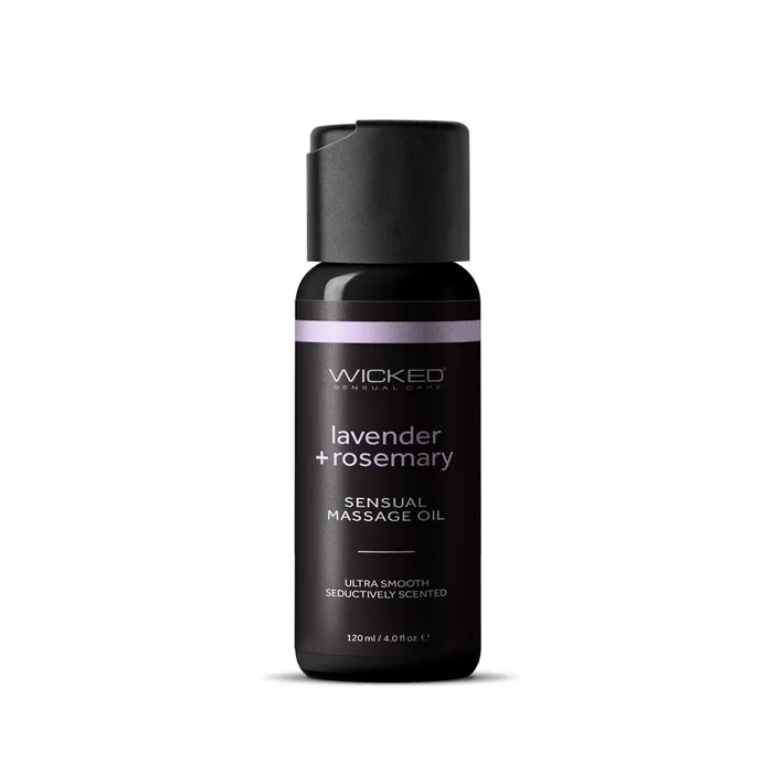 Wicked Wicked Sensual Massage Oil Lavender Rosemary Couples