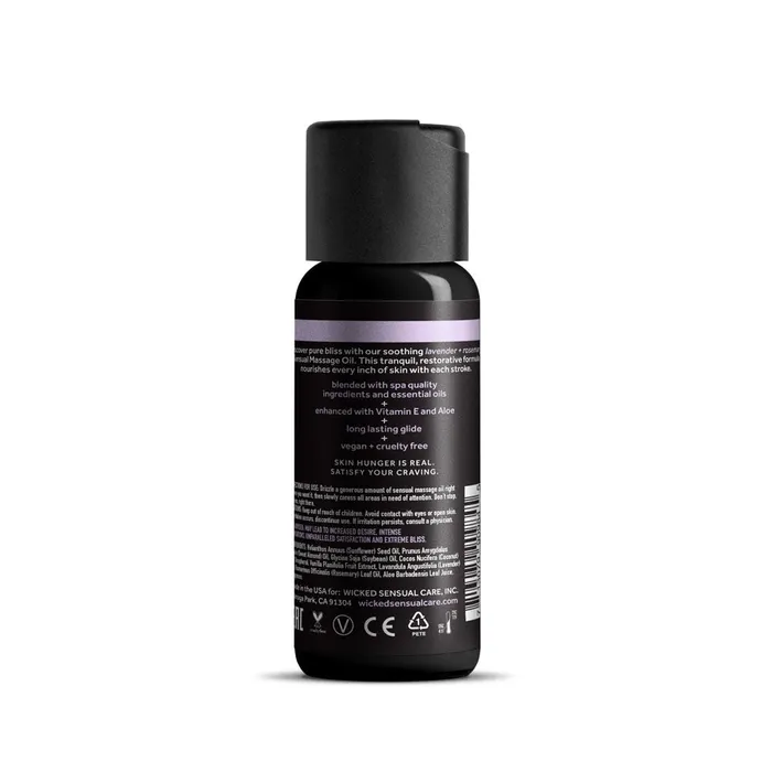 Wicked Wicked Sensual Massage Oil Lavender Rosemary Couples