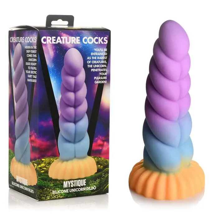 Wild Night Fantasies Dildos Creature Cocks Mystique Silicone Unicorn Dildo