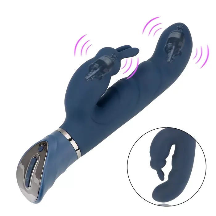 Wild Night Fantasies Female Sex Toys Luxury Pleasure Rabbit Vibrator with Curved Head