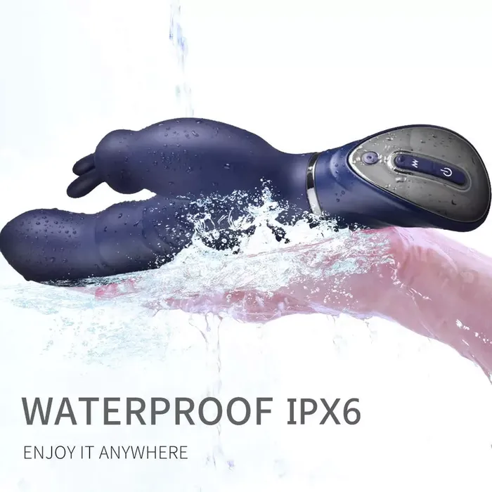 Wild Night Fantasies Female Sex Toys Luxury Pleasure Rabbit Vibrator with Curved Head