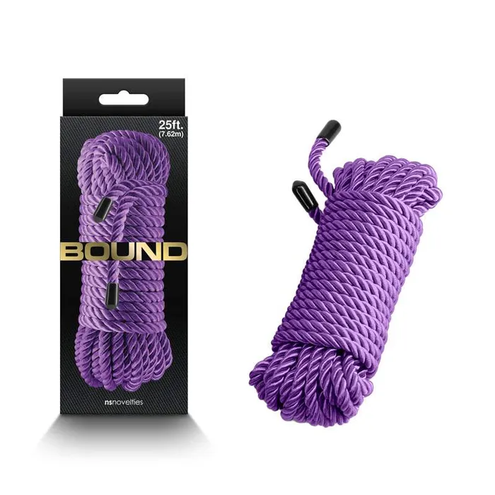 Wild Night Fantasies Vibrators Bound Rope Purple