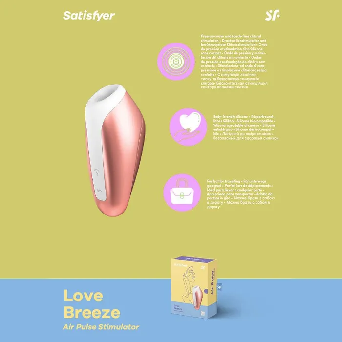 Wild Night Fantasies Vibrators Satisfyer Love Breeze Clitoral Stimulator