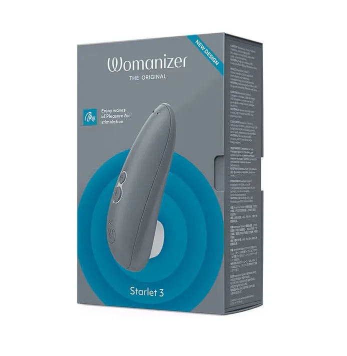 Womanizer Starlet 3 Gray Air Stimulator Wild Night Fantasies Female Sex Toys
