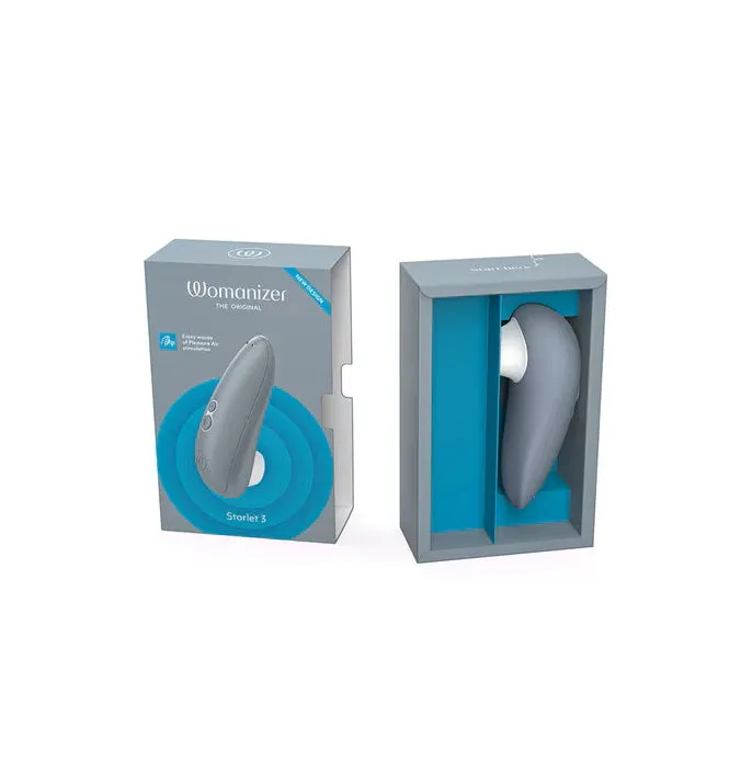 Womanizer Starlet 3 Gray Air Stimulator Wild Night Fantasies Female Sex Toys