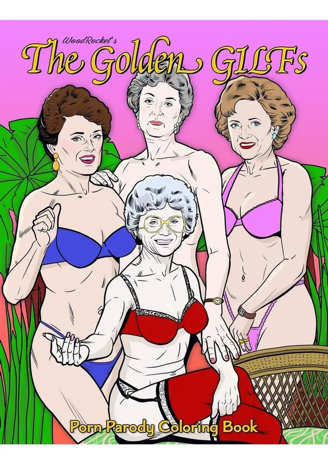 Wood Rocket Dildos The Golden Gilfs Porn Parody Coloring Book