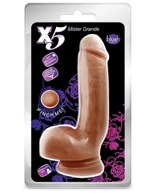 X5 X5 Mister Grande Dildo with Balls 85in Caramel Female Sex Toys X5 X5 Mister Grande Dildo with Balls 85in Caramel Female Sex Toys