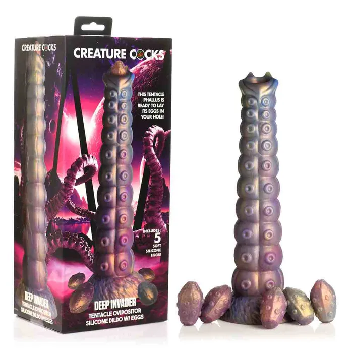 XR Brands Dildos Creature Cocks Deep Invader Fantasy Dildo