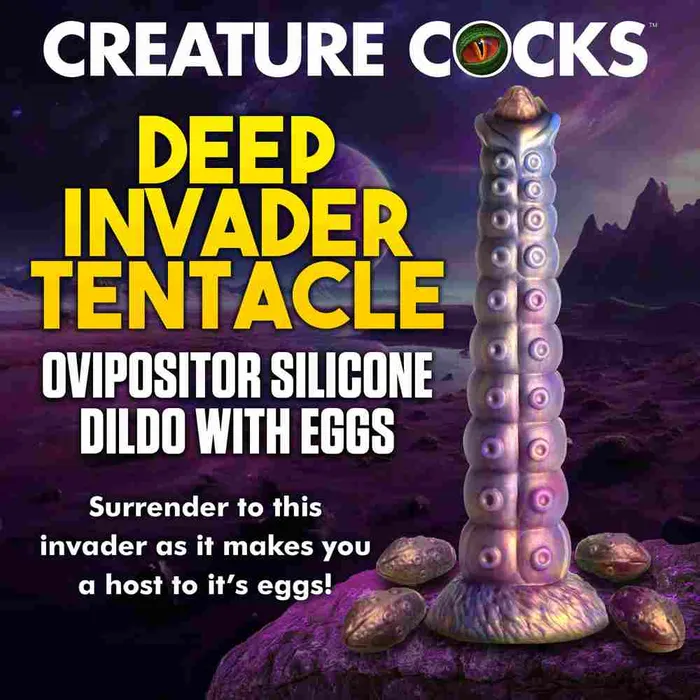 XR Brands Dildos Creature Cocks Deep Invader Fantasy Dildo