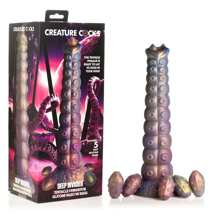 XR Brands Dildos Creature Cocks Deep Invader Fantasy Dildo