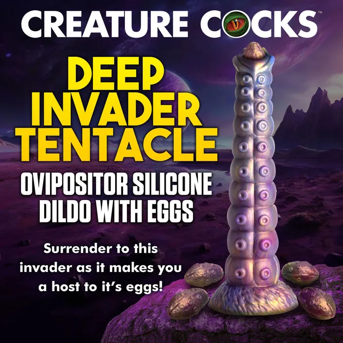 XR Brands Dildos Creature Cocks Deep Invader Fantasy Dildo