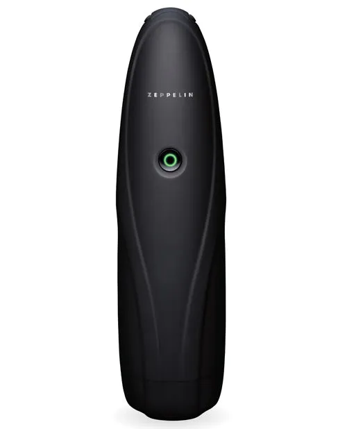 Zolo Male Sex Toys ZOLO Zeppelin Rotating Simulator Masturbator with Bullet Black